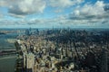 Top view from  One World Trade Center Observatory Royalty Free Stock Photo