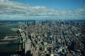 Top view from  One World Trade Center Observatory Royalty Free Stock Photo