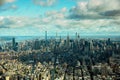 Top view from  One World Trade Center Observatory Royalty Free Stock Photo