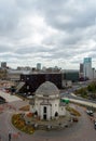 Top view over Hall of Memory Birmingham England Royalty Free Stock Photo