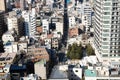 Top view over residential building in Tokyo Royalty Free Stock Photo