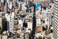 Top view over residential building in Tokyo Royalty Free Stock Photo