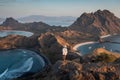 Top view of Padar island in a morning, Komodo national park in Flores island, Indonesia Royalty Free Stock Photo