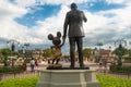 Top view of Partners Statue Walt Disney and Mickey at Magic Kingdom 165