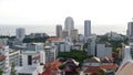 Top view Pattaya city in Thailand