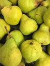 Top view of pears Royalty Free Stock Photo
