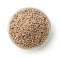 Top view of pelleted compound feed Royalty Free Stock Photo