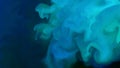 Top view of Phytoplankton Blooms in North Sea, Aerial view of Turquoise Ocean Texture, Deep Dark Blue Waters Background