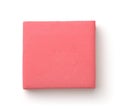 Top view of pink kneaded art eraser Royalty Free Stock Photo