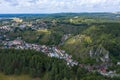 Top view of Pottenstein / Germany