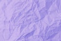 Top view of purple crumpled paper background