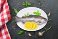 Fish cooking in classical italian style