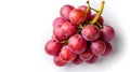 Top View Red Grape Fruit Isolated White Background Royalty Free Stock Photo