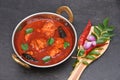 Spicy and red hot king fish curry Kerala India Royalty Free Stock Photo