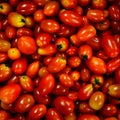 top view red tomato small pattern Royalty Free Stock Photo