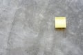 Top view post-it sheets isolated on concrete background Royalty Free Stock Photo
