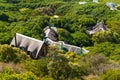 Top view of the roofs of buildings, Cape Town, South Africa.