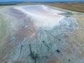 Top view of the salt lake mud sources. External similarity with