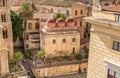 Top view of the San Cataldo church on the Bellini square in the center of Palermo, Italy