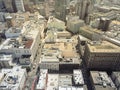 Top view San Francisco downtown buildings and skyscrapers Royalty Free Stock Photo