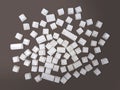 scattered keyboard buttons Royalty Free Stock Photo