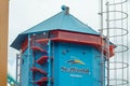 Top view of Seaworld tower in Sea Lion High show at Seaworld