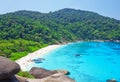 Top view of Similan island Royalty Free Stock Photo