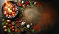 Gourmet Grilling, Culinary Concept Royalty Free Stock Photo