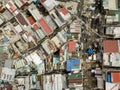 Top view of a slum area in Metro Manila
