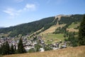 The top view of small village in French Alps Royalty Free Stock Photo