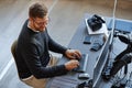 Software Programmer Top View Royalty Free Stock Photo