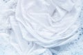 Soak a cloth before washing, Royalty Free Stock Photo