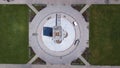 Top view of the Soldiers and Sailors Monument in Indianapolis, Indiana on a sunny day Royalty Free Stock Photo