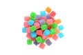 Top view sour chewy candy Royalty Free Stock Photo