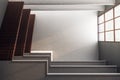 Top view staircase on modern office building Royalty Free Stock Photo