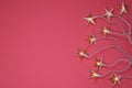 Star shaped Christmas lights Royalty Free Stock Photo