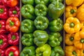 Top view of a store counter Royalty Free Stock Photo