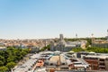 Top view on streets and houses of Barcelona Royalty Free Stock Photo