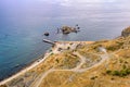 Top view of Sudak bay Royalty Free Stock Photo