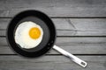 Fried egg in a pan