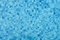 Top view of surface caustics ripped water in swimming pool and flow with waves background. Royalty Free Stock Photo