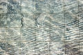 Top view swimming pool blue ripped water abstract background