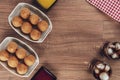 Deep fried brazilian snacks coxinha de frango Royalty Free Stock Photo