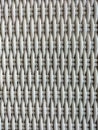 top view of table surface with web pattern made of artificial rattan Royalty Free Stock Photo