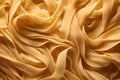 Close up of tagliatelle pasta noodles