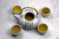 Green tea bowls Royalty Free Stock Photo