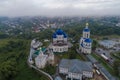 Top view of the temples of the Holy Bogolyubsky nunnery