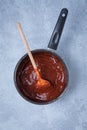 BBQ Sauce Recipe Royalty Free Stock Photo