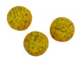 Bite size lemon poppy seed muffins Royalty Free Stock Photo