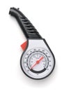 Top view of tire pressure gauge